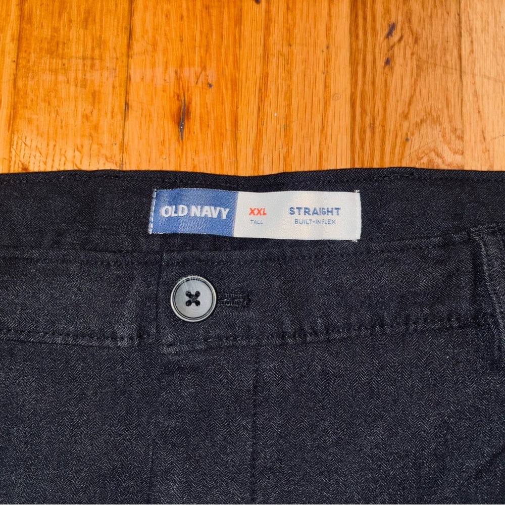 Men’s Old Navy Black Dress Pants XXL TALL Straight Leg